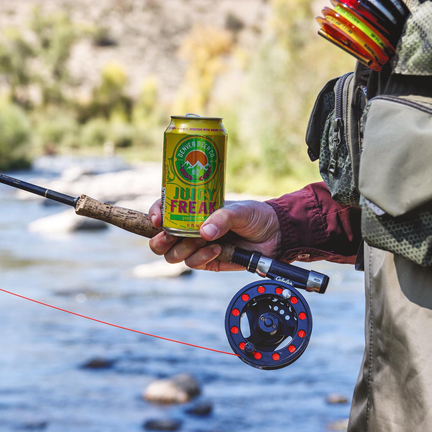 Today is a good day on the Williams Fork made better with a good fishin' buddy, Juicy Freak. Clean water is important to Denver Beer Co and that is why we are members of Brewers for Clean Water, which protects the Clean Water Act and advocates for measures that safeguard our water source The primary sources for the water we use to brew our beers are Colorado's South Platte, Blue River, Williams Fork and Fraser River watersheds. @exposurebydjk