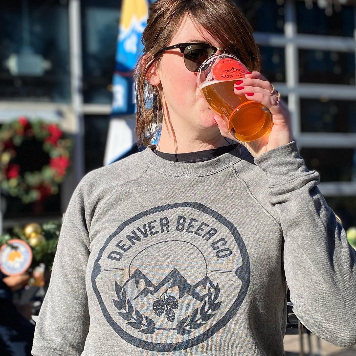 Shop (and drink) local. After a full day of feasting, we always look for something comforting and classic... We're talking about Incredible Pedal IPA and our vintage crewneck sweatshirt. Snag all of our merchandise 20% off at shop.denverbeerco.com with coupon code THANKFUL until Monday. We encourage you to think local with your holiday shopping. We have so many amazing neighbors on Platte Street and South Downing and in Olde Town Arvada that could take care of everyone on your list. And hey, we'll be here to provide refreshment when you're done shopping.