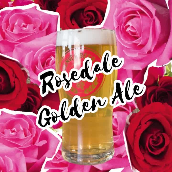 Gift roses in beer form this Valentine's day!⁠⁠Rosedale Golden Ale is technically named for the Rosedale neighborhood of our Downing Street location, however, this light golden ale is infused with actual rose petals!⁠⁠This delightful beer has a floral, citrusy aroma, kind of like a bouquet of roses, but this brew is a whole lot better than a bouquet, because you can drink it!⁠⁠Limited crowlers available today!