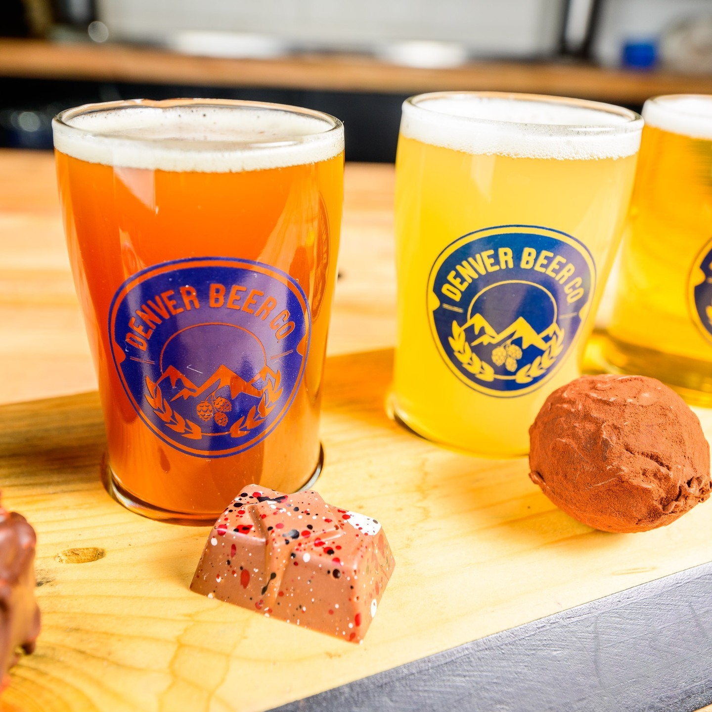 These pretty pairings are all lined up and waiting just for you!⁠🥰⁠This Saturday in our taprooms, we’re pairing five handmade chocolates with five of our favorite craft brews.⁠We’ve got our Rosedale Golden Ale, infused with rose petals, and of course, love.⁠Our Sunnyside Hefeweizen is bursting with banana and cLOVE.⁠We’re layering chocolate on chocolate with a special stout, Husky Nibs.⁠We’re Thrown’ Haze, not shade with our new Hazy IPA, ⁠And as always, we’re wearing our hearts on our glasses with the Love This City Pilsner.⁠⁠Each chocolate has been expertly created to pair perfectly with our featured brews by our in house Chef Michael. From flavors of strawberry and rosewater, to dark chocolate and hazelnut; each divine chocolate is a bit of heaven.⁠⁠Limited tickets are still available, so you might wanna act fast.⁠Link in bio!⁠