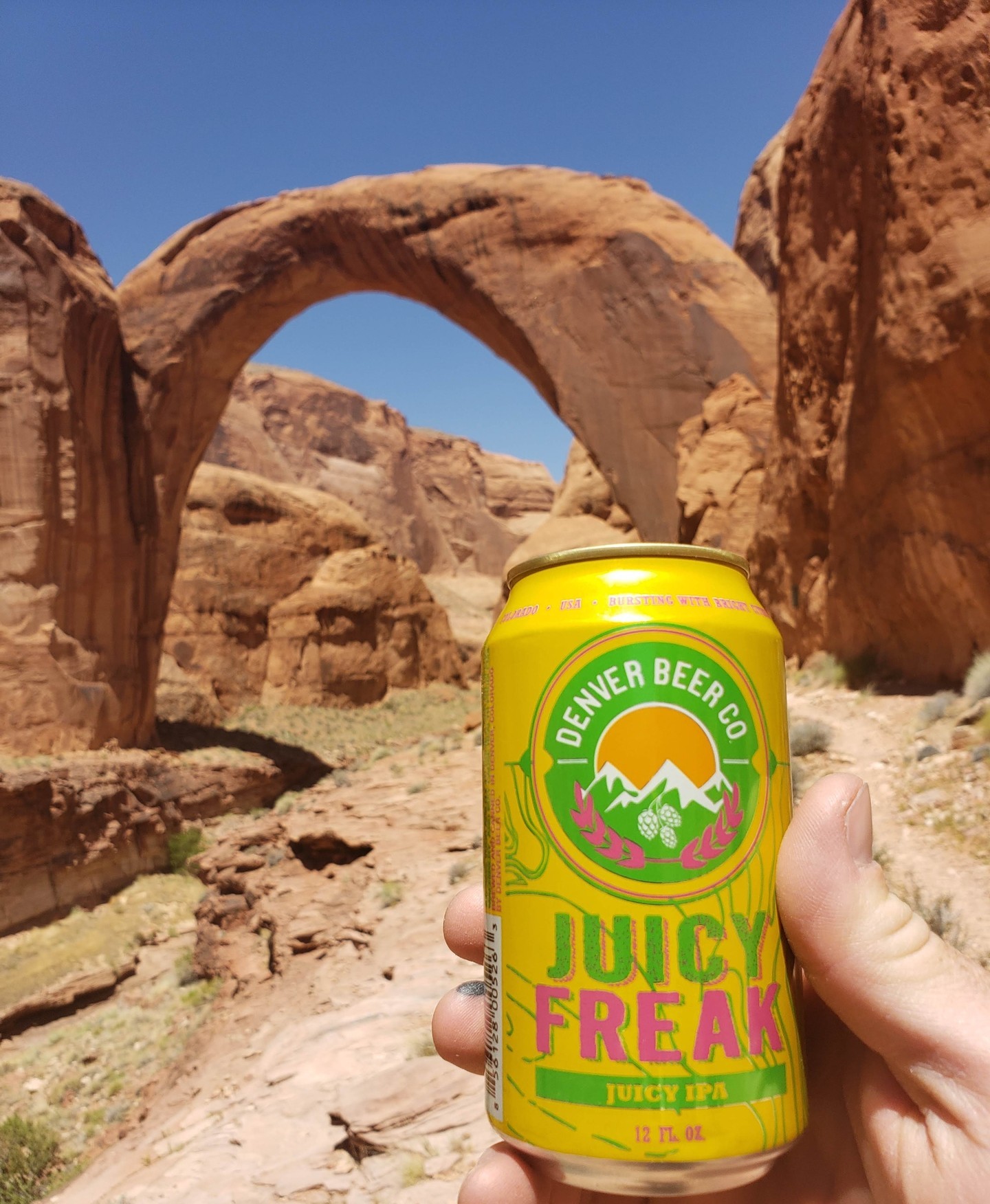 You don't have to take a picture of your beer can when you are on a beautiful hike or a calm boat ride. But, if after that first refreshing sip you feel compelled to do so, join the club. 