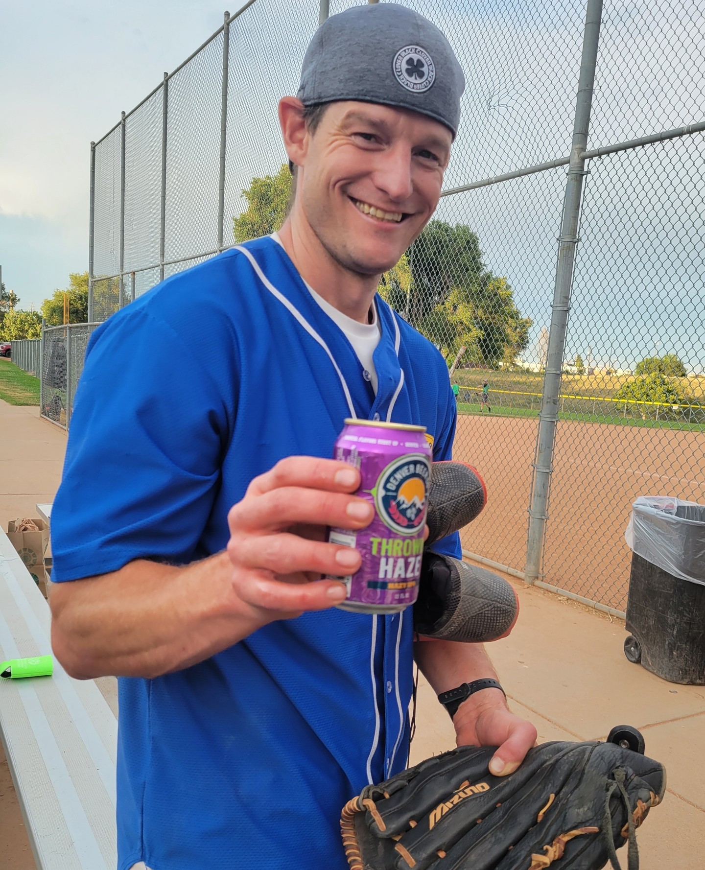 Does you beer taste better after a win? Or does it help wash away a tough loss?⁠⁠This is Nat, he's a rec league All-Star, and its in the Denver City Wide Sports league. Let's goooo!