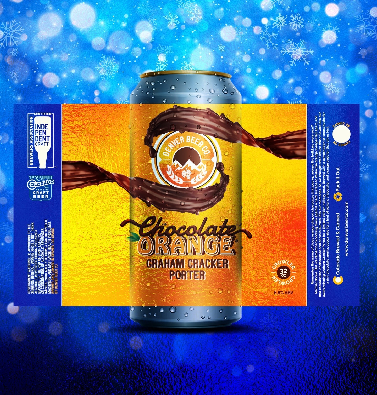 PRE-ORDER Remember the name of those orange-shaped chocolates that pop up around the holidays every year? Neither do we. But we remember knocking them against a hard surface to make the orange wedges fall apart. As a limited-edition holiday treat, we infused those chocolate and citrus flavors into our award-winning Graham Cracker Porter. ⁠⁠Pre-Order a crowler of our limited Chocolate Orange Graham Cracker Porter Today (link in bio).⁠Available on draft at our taprooms starting 12/8