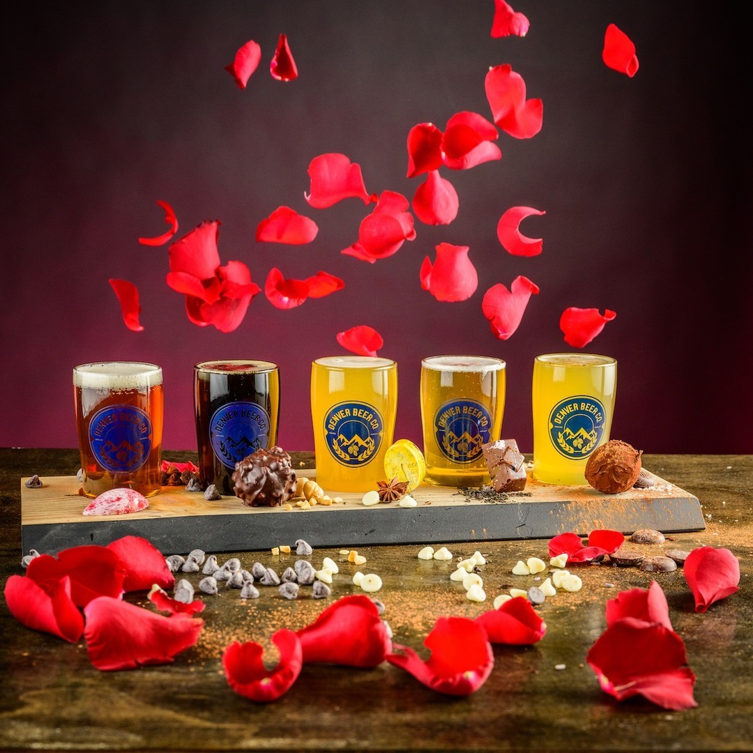 Get ready for a week of love at DBC!⁠⁠Feb 13th: Beer + Chocolate Pairing. Five delectable, handmade chocolates paired with five delicious Denver Beer Co beers. This event was crafted to give you the loved-up pairing experience of your dreams. Peep the full menu at the link in our bio.⁠⁠ Feb 17th: Valentine's Paint N Sip featuring small-batch Valentine's Day Brews, like our special Belgian Wheat Black Currant & Lavender Ale.⁠⁠🎟️ Learn more about each event at the link in our bio.⁠⁠