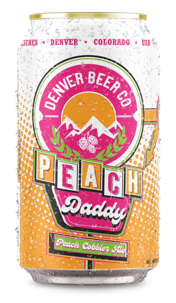 Peach Daddy Cobbler Ale Can Image