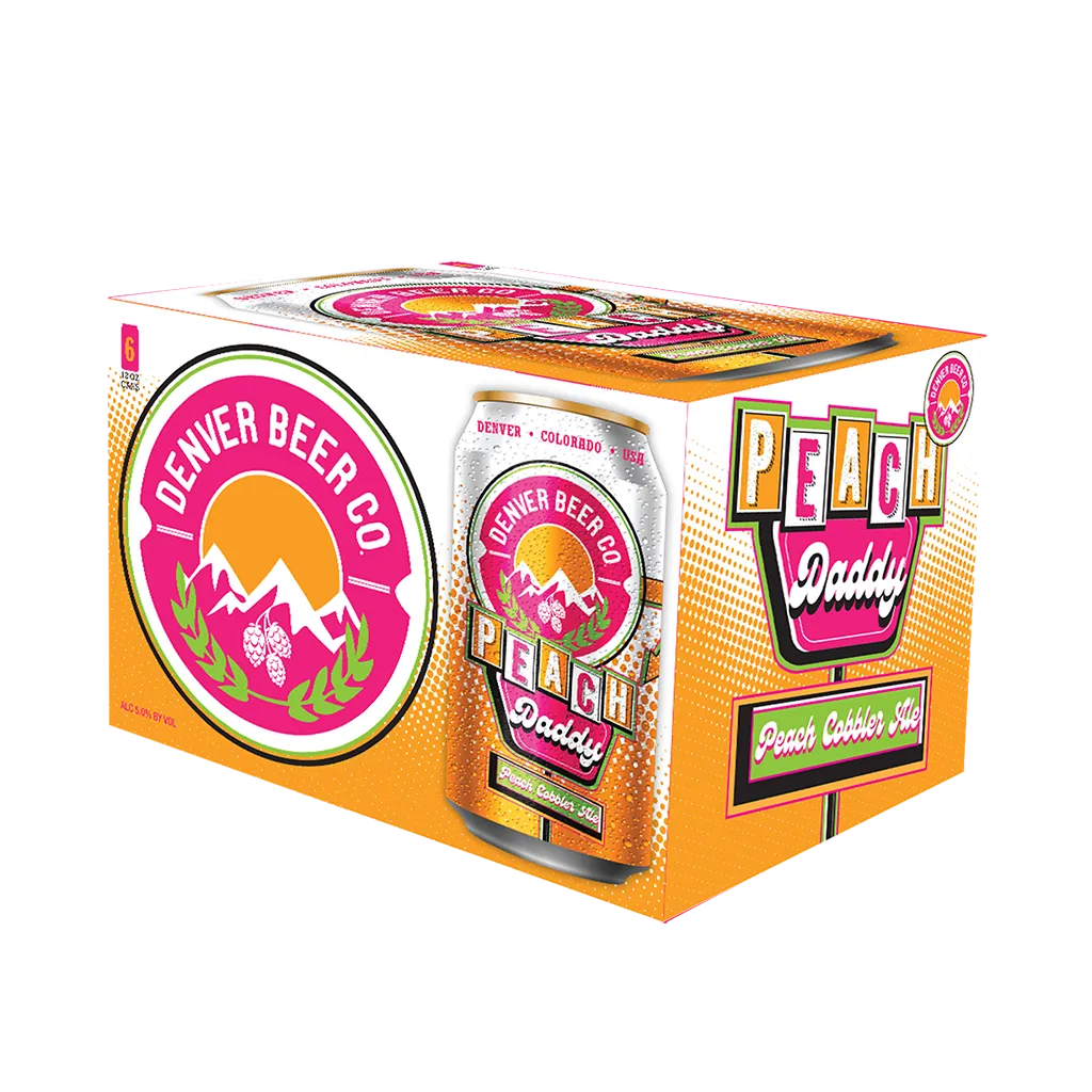 Peach Daddy Cobbler Ale 6-pack Image